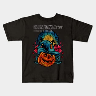 JACK AT THE GATES OF HALLOWEEN Kids T-Shirt